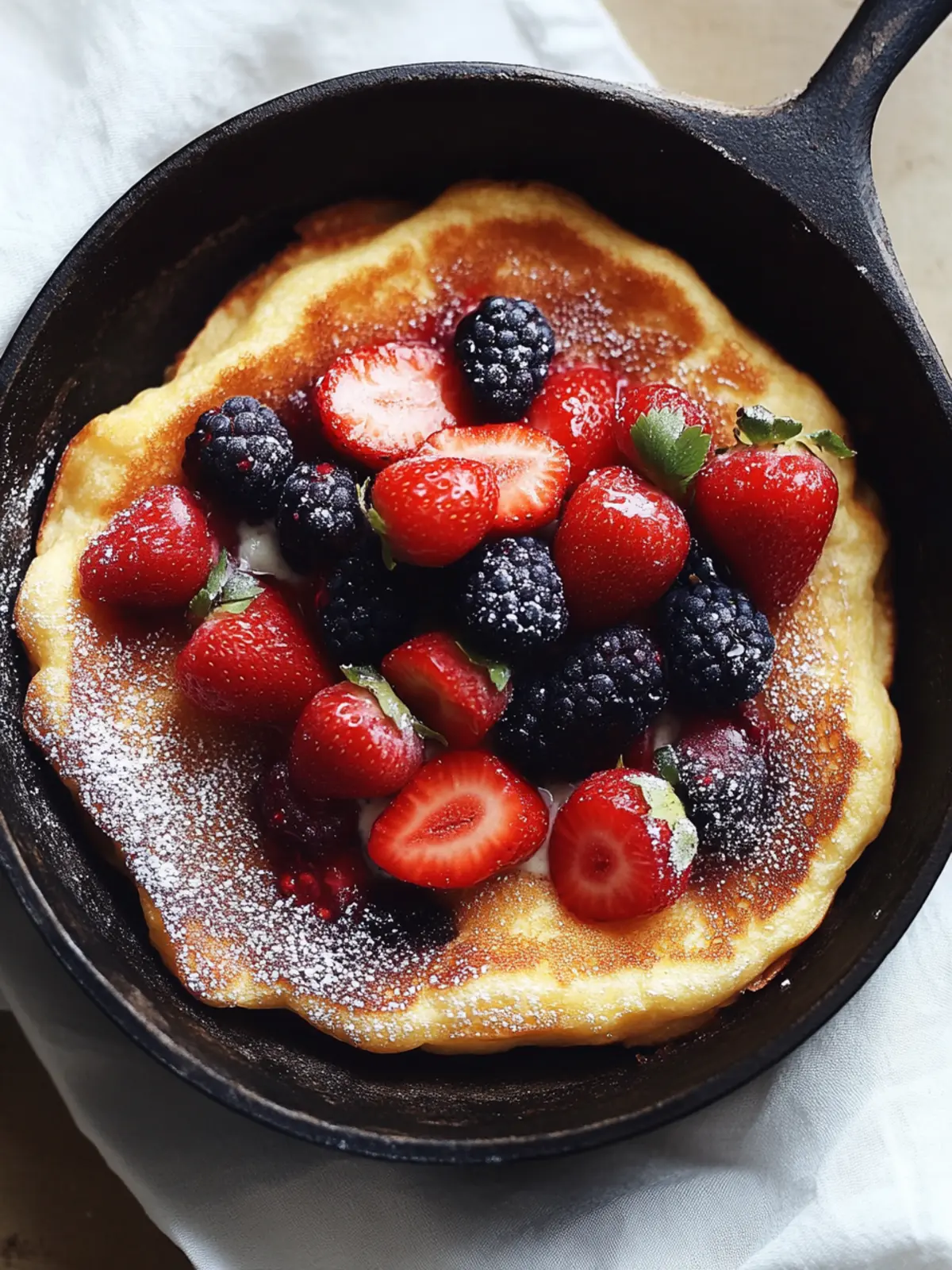 Berry Ricotta Puff Pancake: Your New Favorite Breakfast Treat 3 Berry Ricotta Puff Pancake