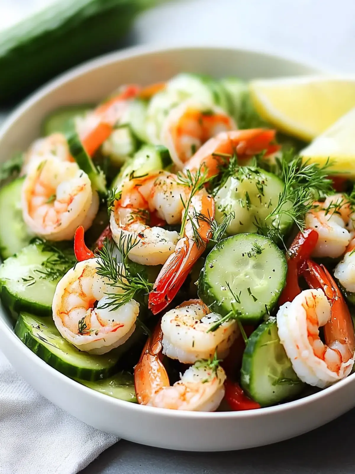 Refreshing Cucumber Shrimp Salad for Your Summer Feasts 2 Cucumber Shrimp Salad