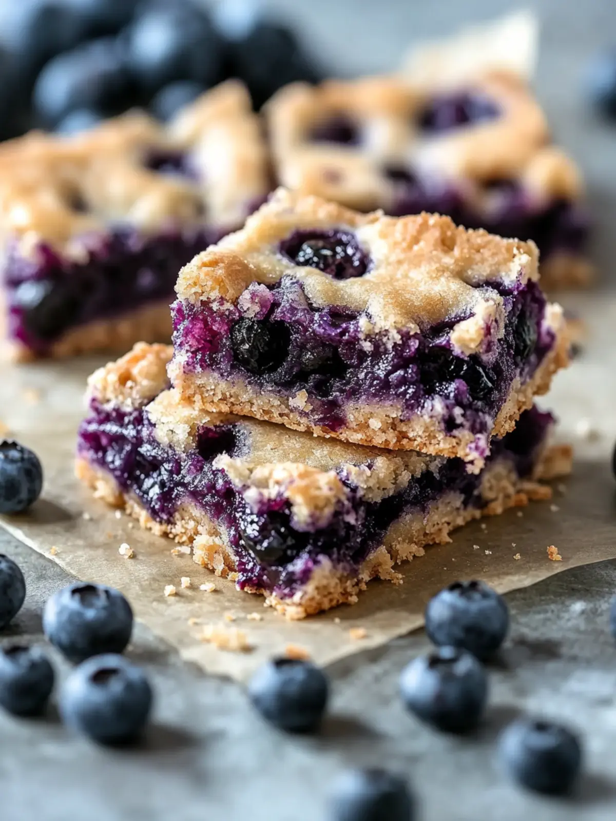 Delicious Blueberry Soft Baked Bars That Everyone Will Love 2 Delicious Blueberry Soft Baked Bars