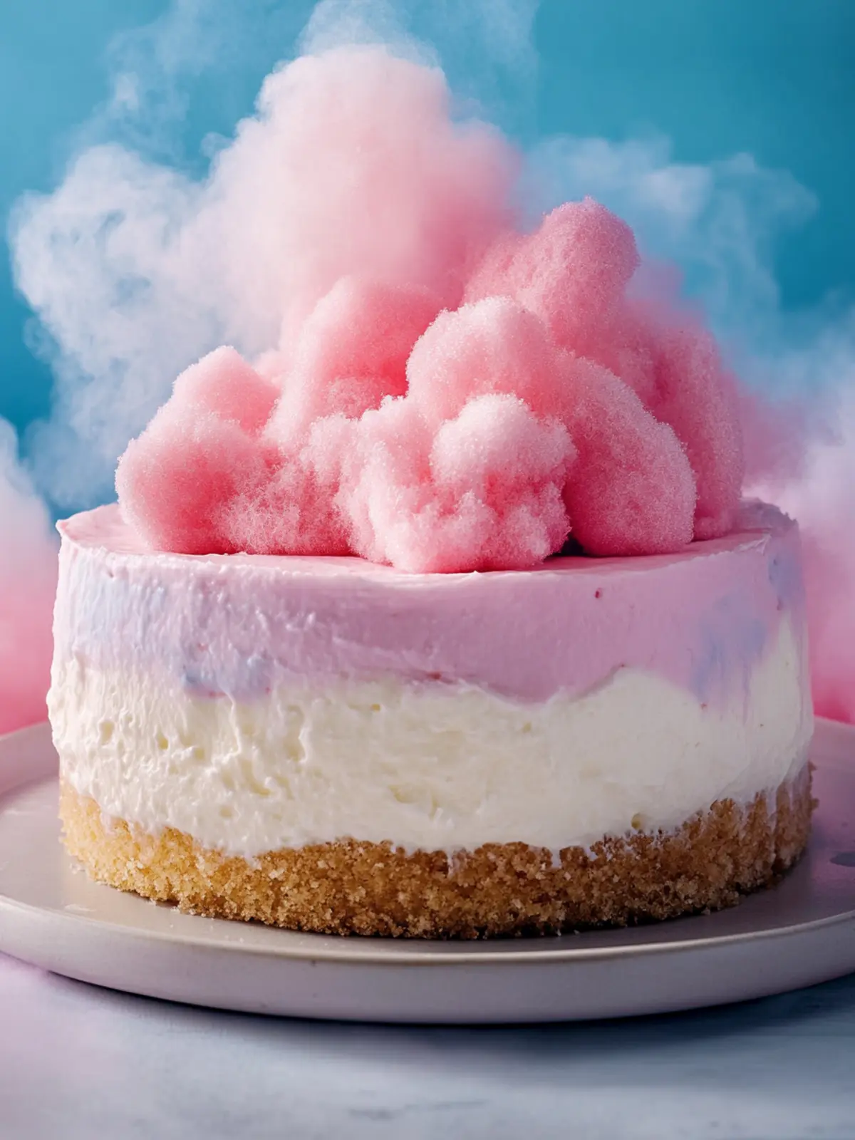 Cotton Candy Cheesecake: A Sweet Twist for Your Celebrations 3 Cotton Candy Cheesecake