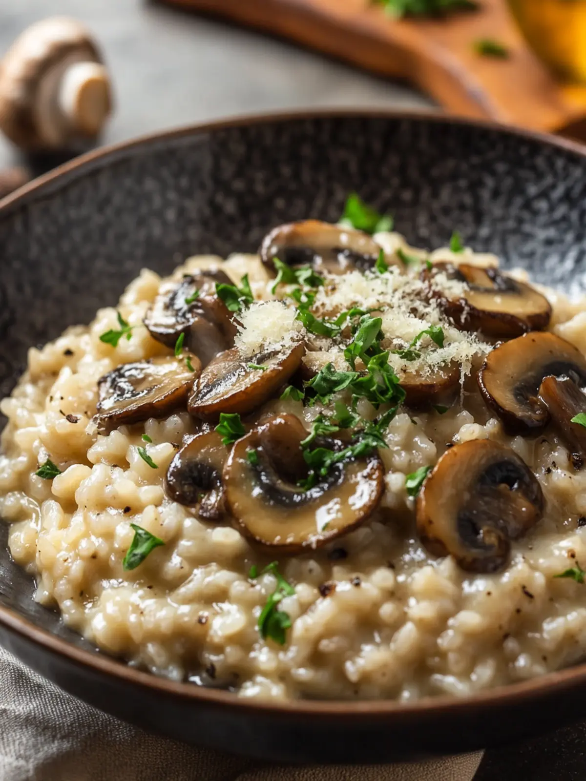 Indulge in Creamy Truffle Mushroom Risotto Tonight 5 Truffle Mushroom Risotto