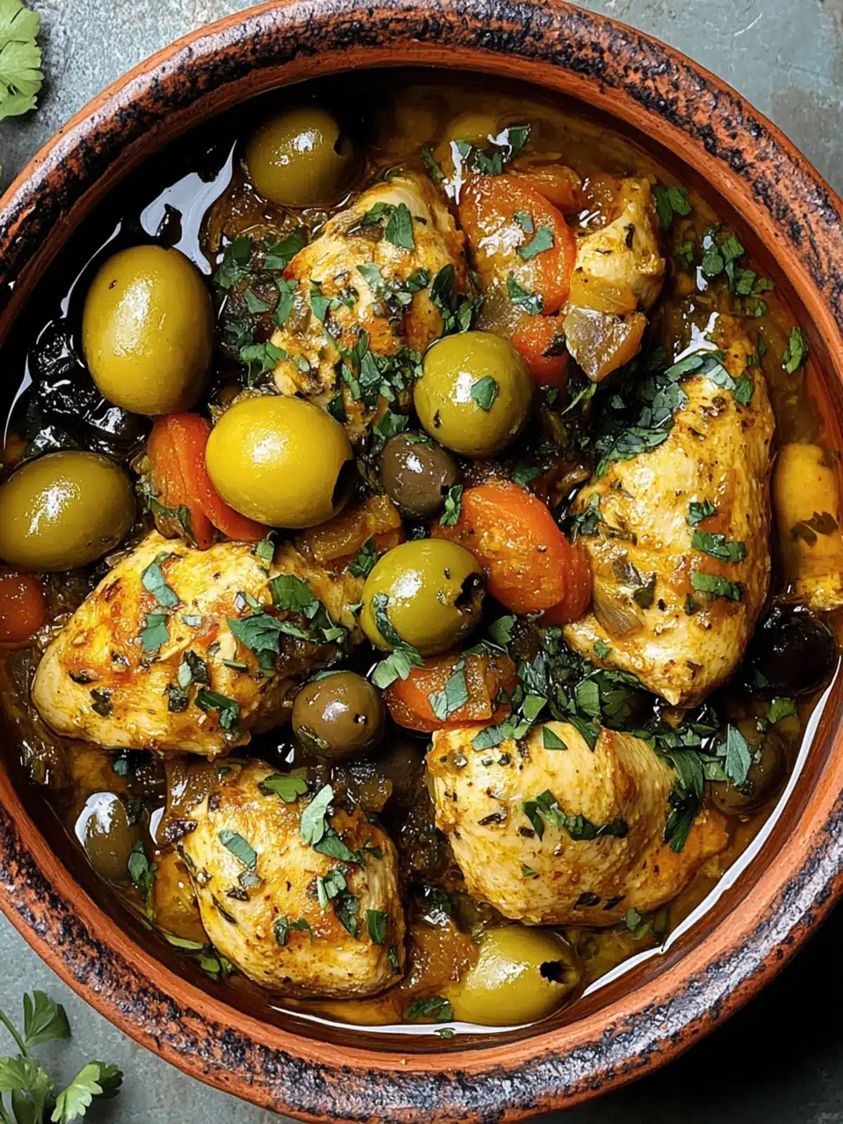 Savor Authentic Chicken Tagine with Olives for a Cozy Meal 5 Chicken Tagine with Olives