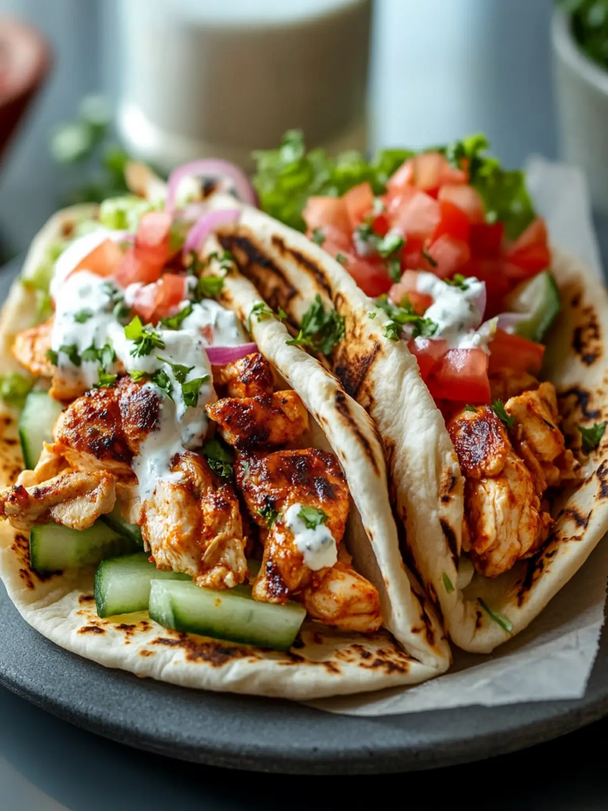 Delicious Chicken Shawarma Pitas Ready in 30 Minutes 5 Chicken Shawarma Pitas