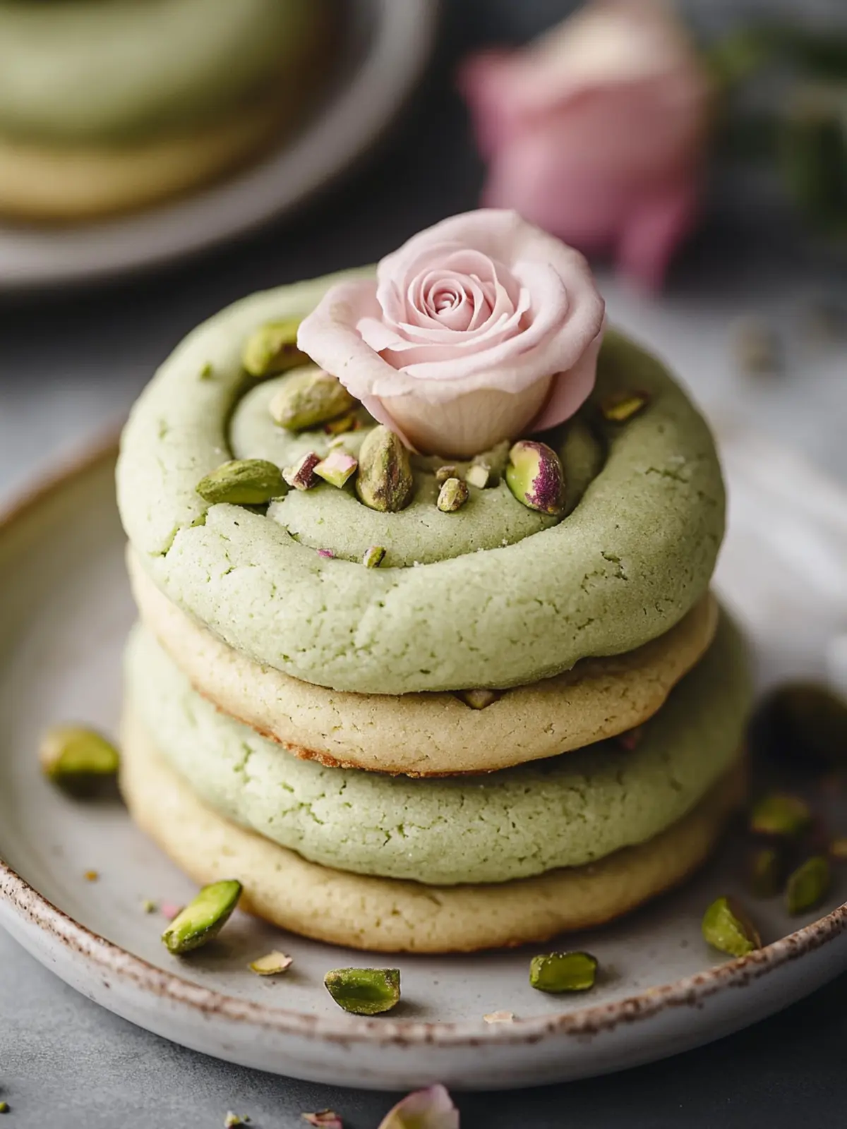 Pistachio Rose Cookies: Floral Treats for Any Occasion 2 Pistachio Rose Cookies