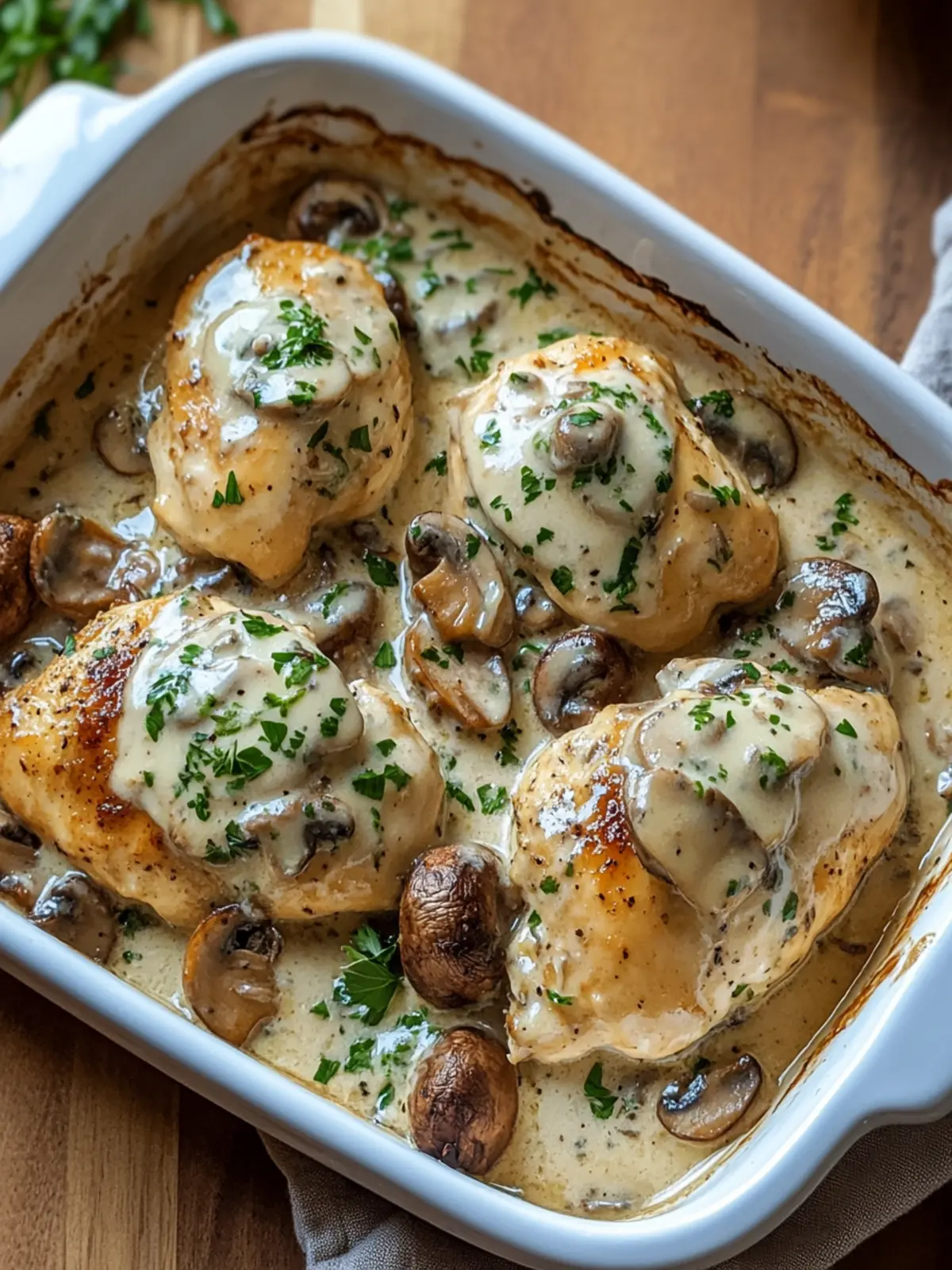 Baked Mushroom Swiss Chicken for Cozy Weeknight Dinners 5 Baked Mushroom Swiss Chicken