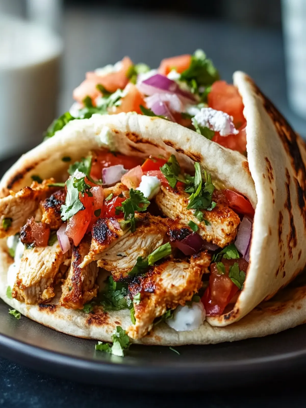 Delicious Chicken Shawarma Pitas Ready in 30 Minutes 4 Chicken Shawarma Pitas