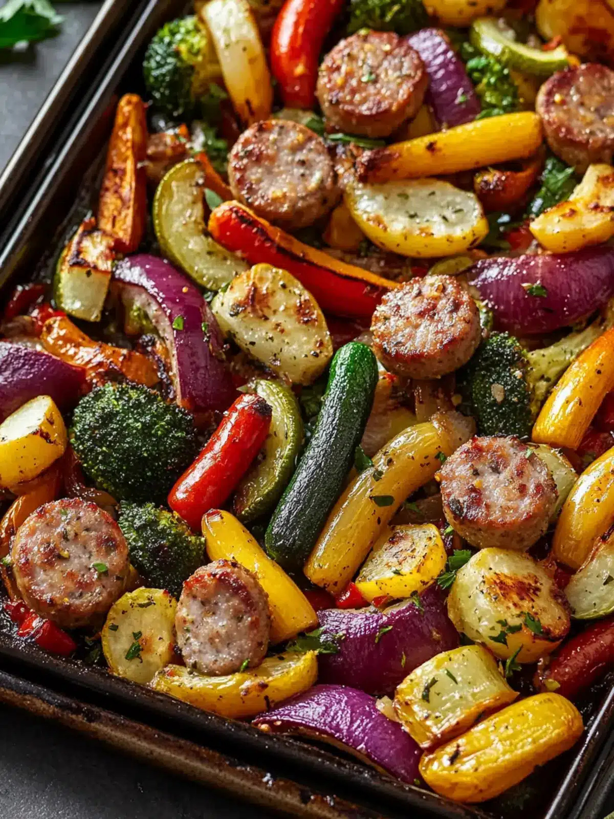 Savor the Flavor: Sausage and Vegetable Sheet Pan Dinner 5 Sausage and Vegetable Sheet Pan Dinner