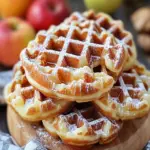 Irresistible Homemade Apple Fritter Waffle Donuts Recipe 6 Homemade Apple Fritter Waffle Donuts Recipe