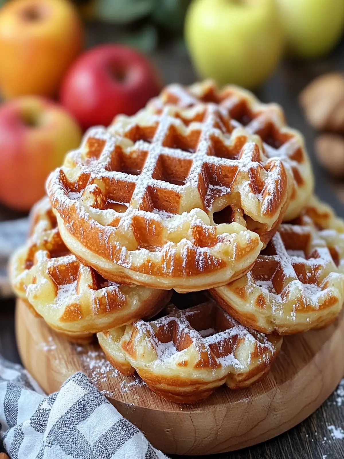Irresistible Homemade Apple Fritter Waffle Donuts Recipe 5 Homemade Apple Fritter Waffle Donuts Recipe