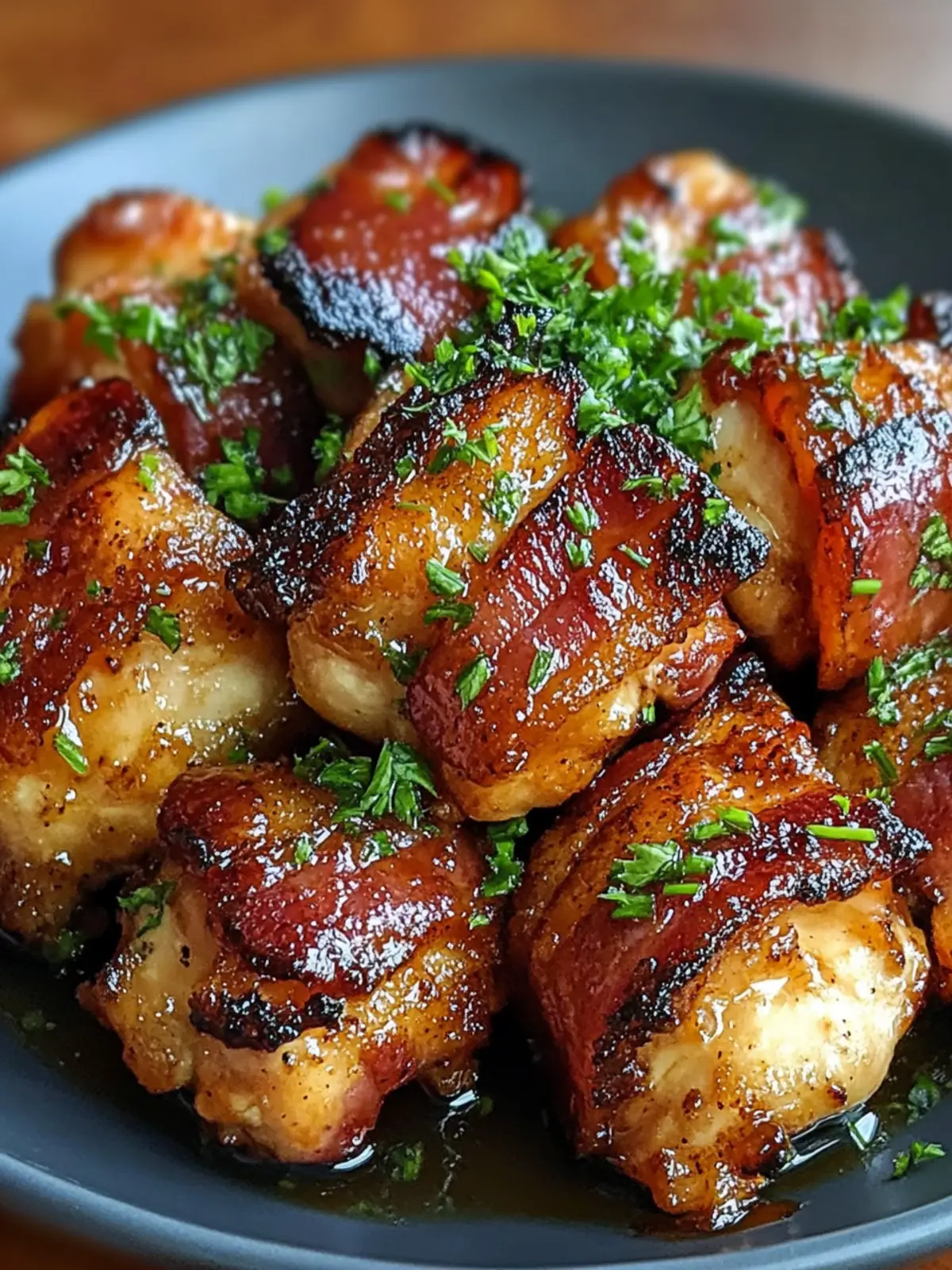 Maple Glazed Bacon Chicken Bites You'll Crave Again and Again 3 Maple Glazed Bacon Chicken Bites