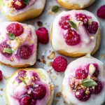 Raspberry and Rose Cheesecake Buns for a Sweet Escape 6 Raspberry and Rose Cheesecake Buns