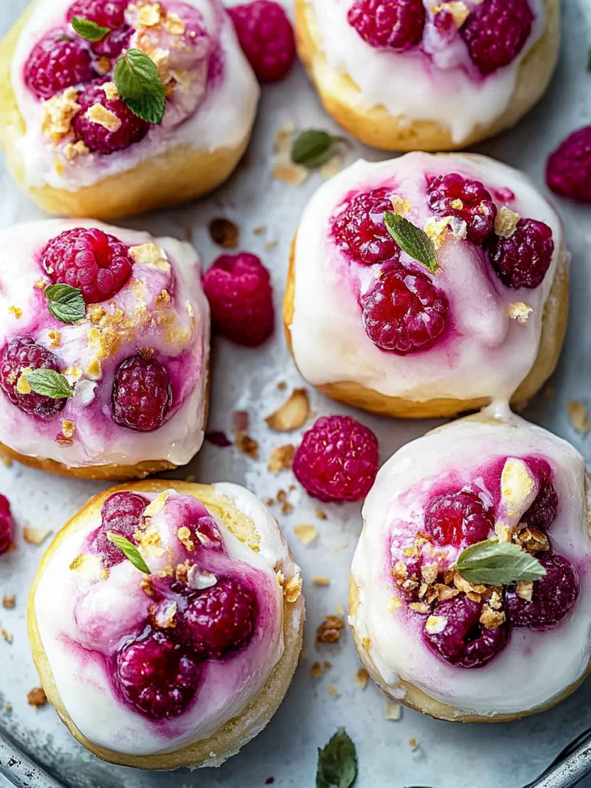 Raspberry and Rose Cheesecake Buns for a Sweet Escape 5 Raspberry and Rose Cheesecake Buns