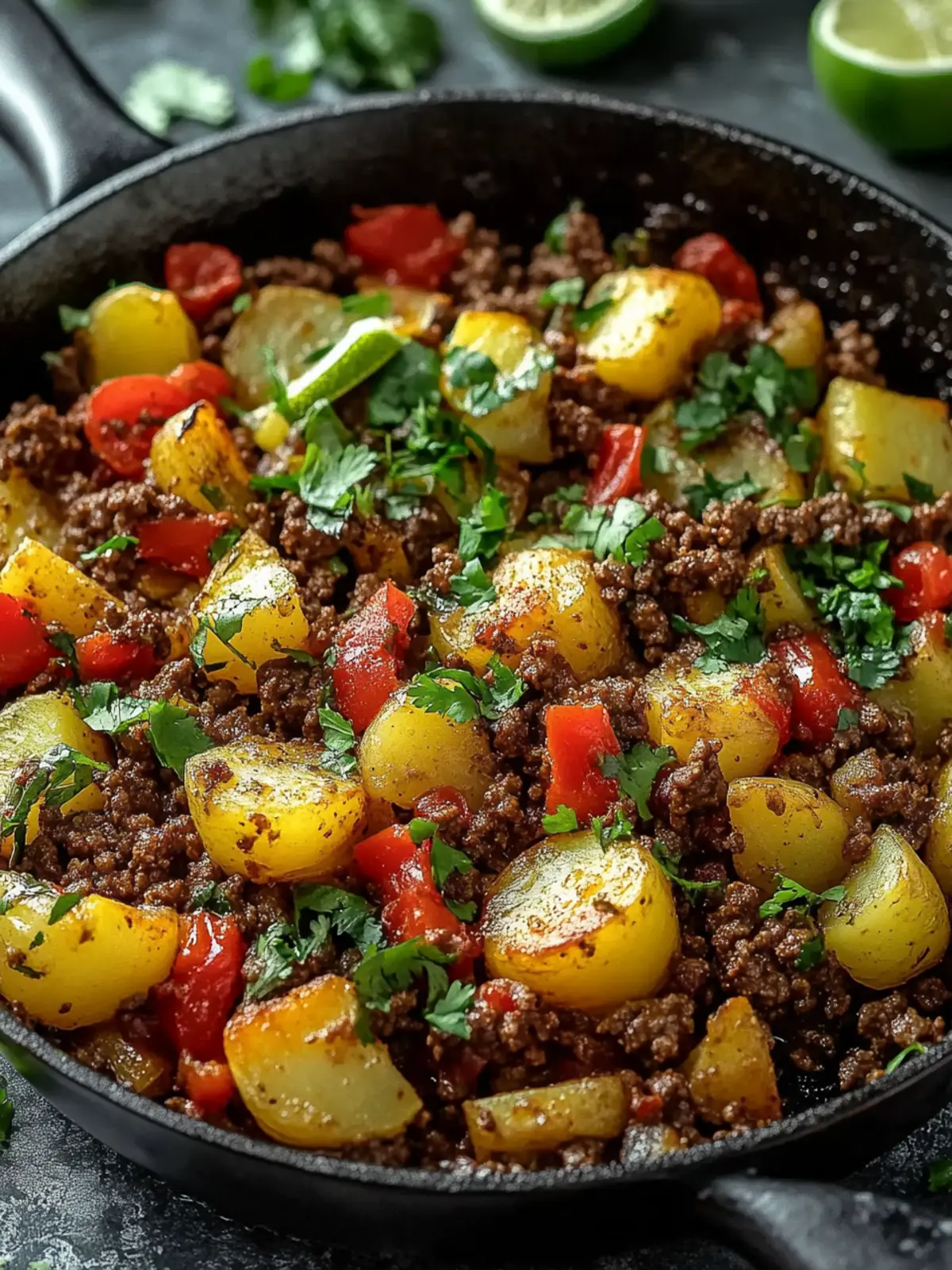 Savor the 30-Minute Mexican Ground Beef and Potato Skillet 4 Mexican Ground Beef and Potato Skillet