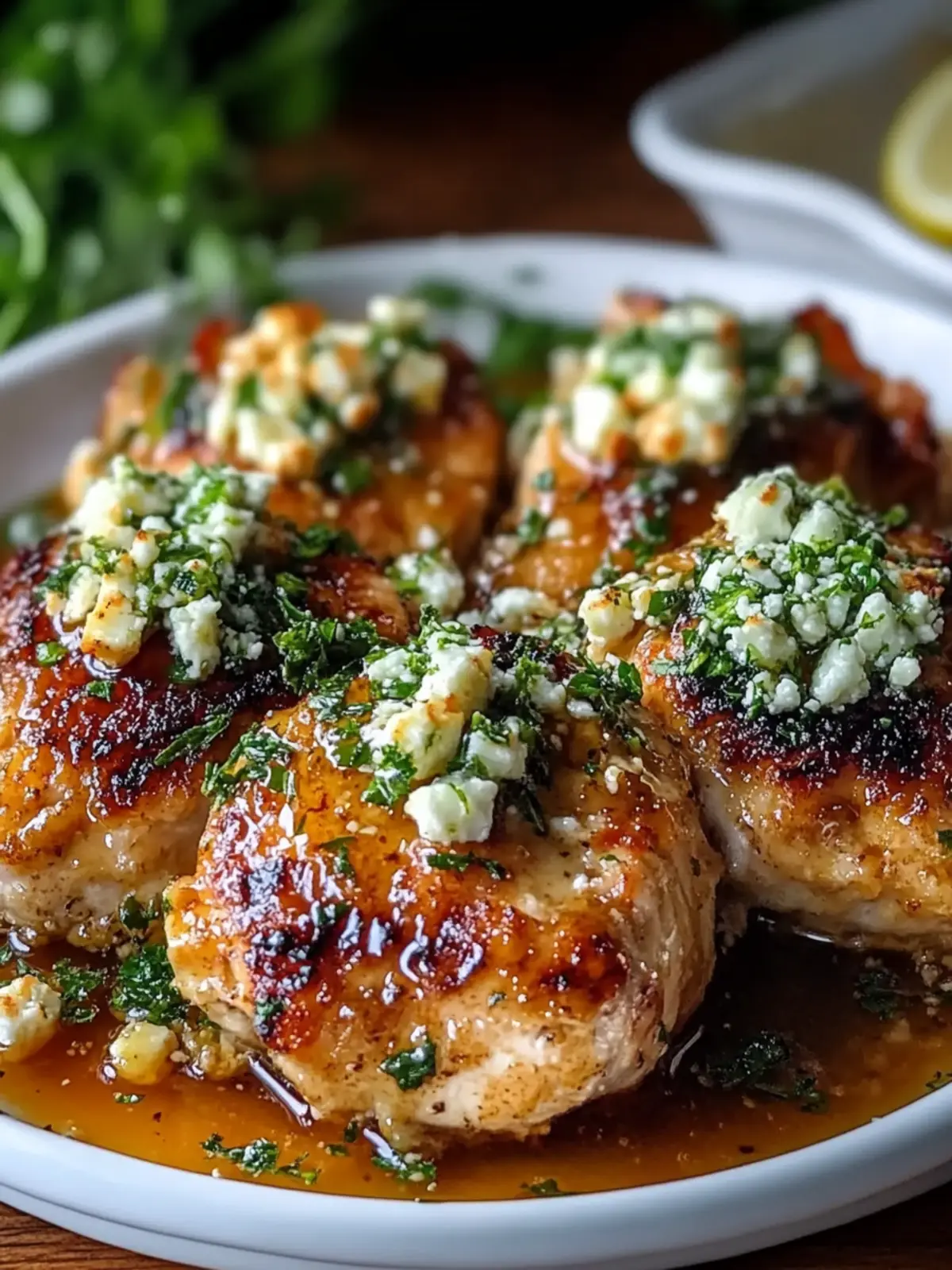 Crispy Baked Hot Honey Lemon Feta Chicken You'll Crave! 2 Crispy Baked Hot Honey Lemon Feta Chicken