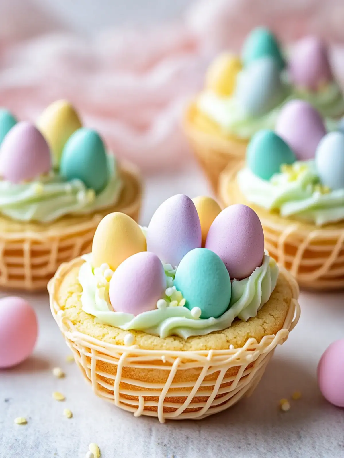 Easter Basket Sugar Cookie Cups Your Sweet Holiday Delight 3 Easter Basket Sugar Cookie Cups