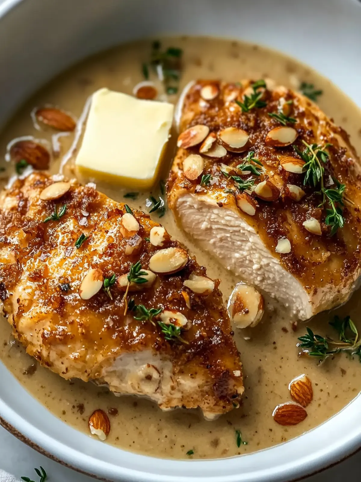 Creamy Almond Chicken Gravy with Butter in 30 Minutes 5 Almond Chicken Gravy with Butter