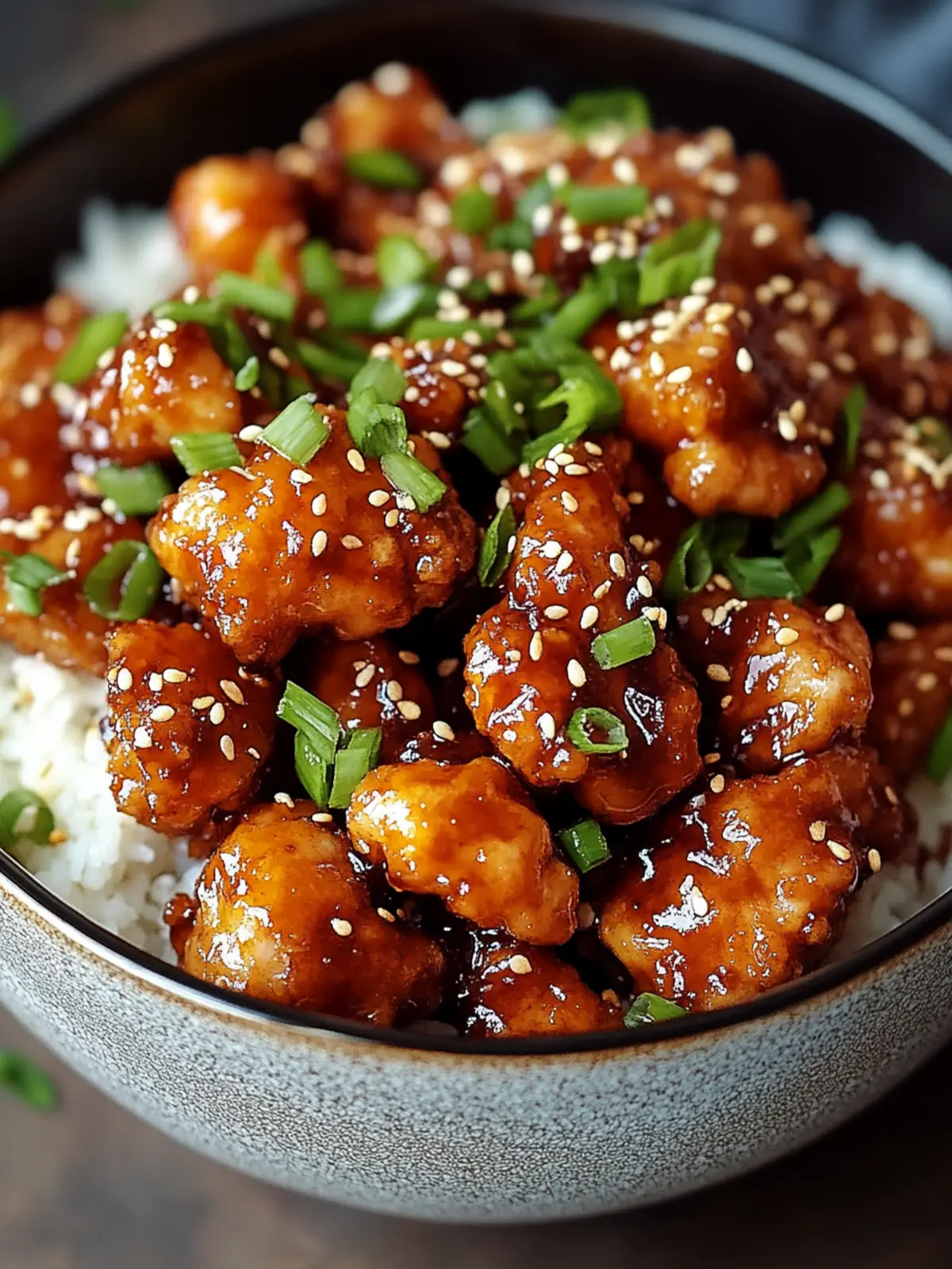 Crispy Sesame Chicken with Sweet & Sticky Sauce Made Easy 4 Crispy Sesame Chicken with Sweet & Sticky Sauce