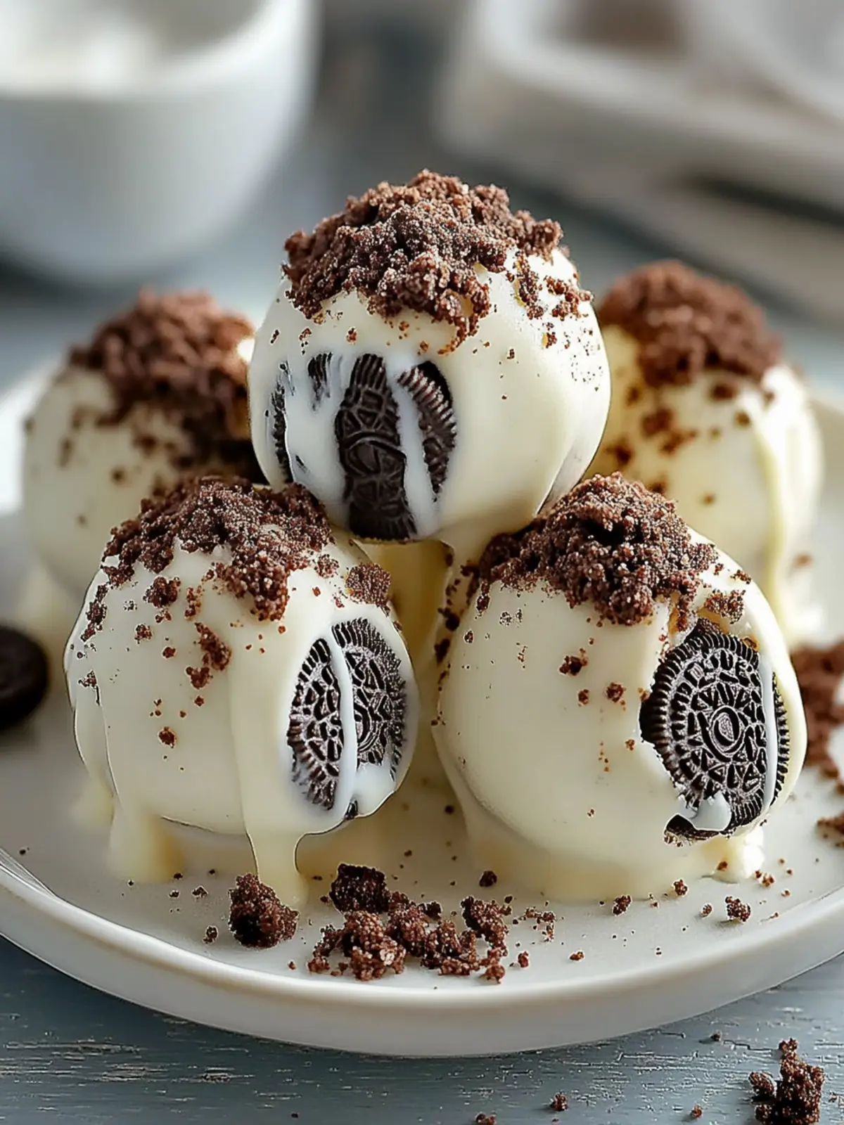 Creamy Oreo Cheesecake Truffles: No-Bake Delight in 5 Steps 4 Oreo Cheesecake Truffles