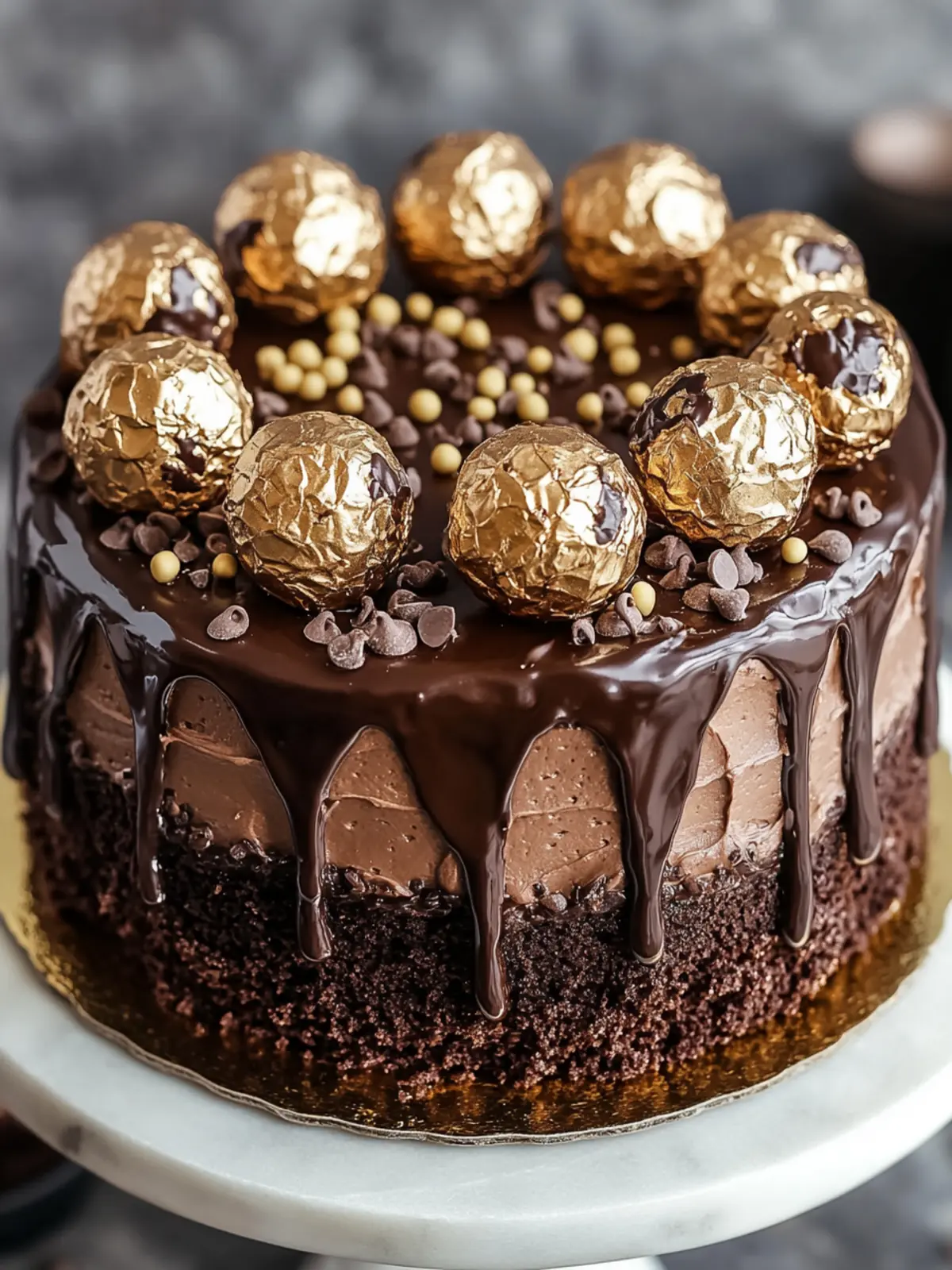 Ferrero Rocher Chocolate Cake That Will Wow Your Guests 4 Ferrero Rocher Chocolate Cake