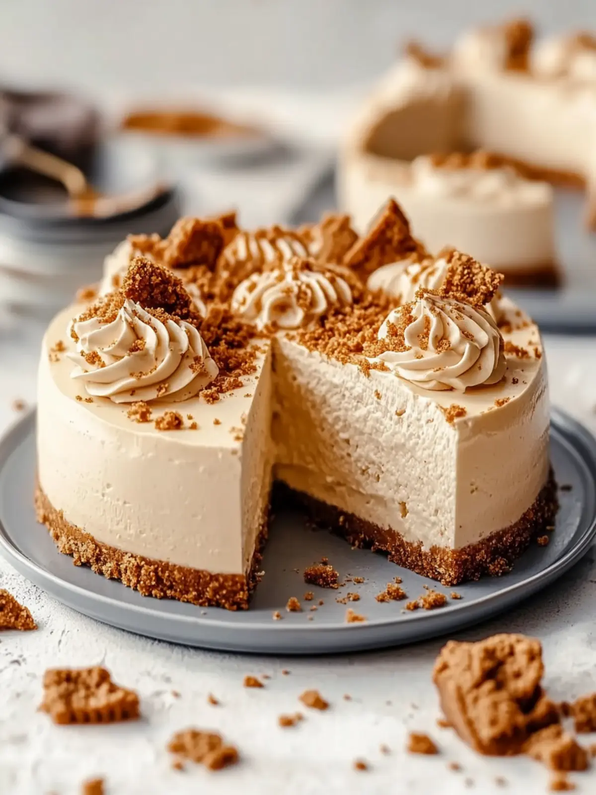 Heavenly No Bake Biscoff Cheesecake You’ll Crave Forever 4 Heavenly No Bake Biscoff Cheesecake