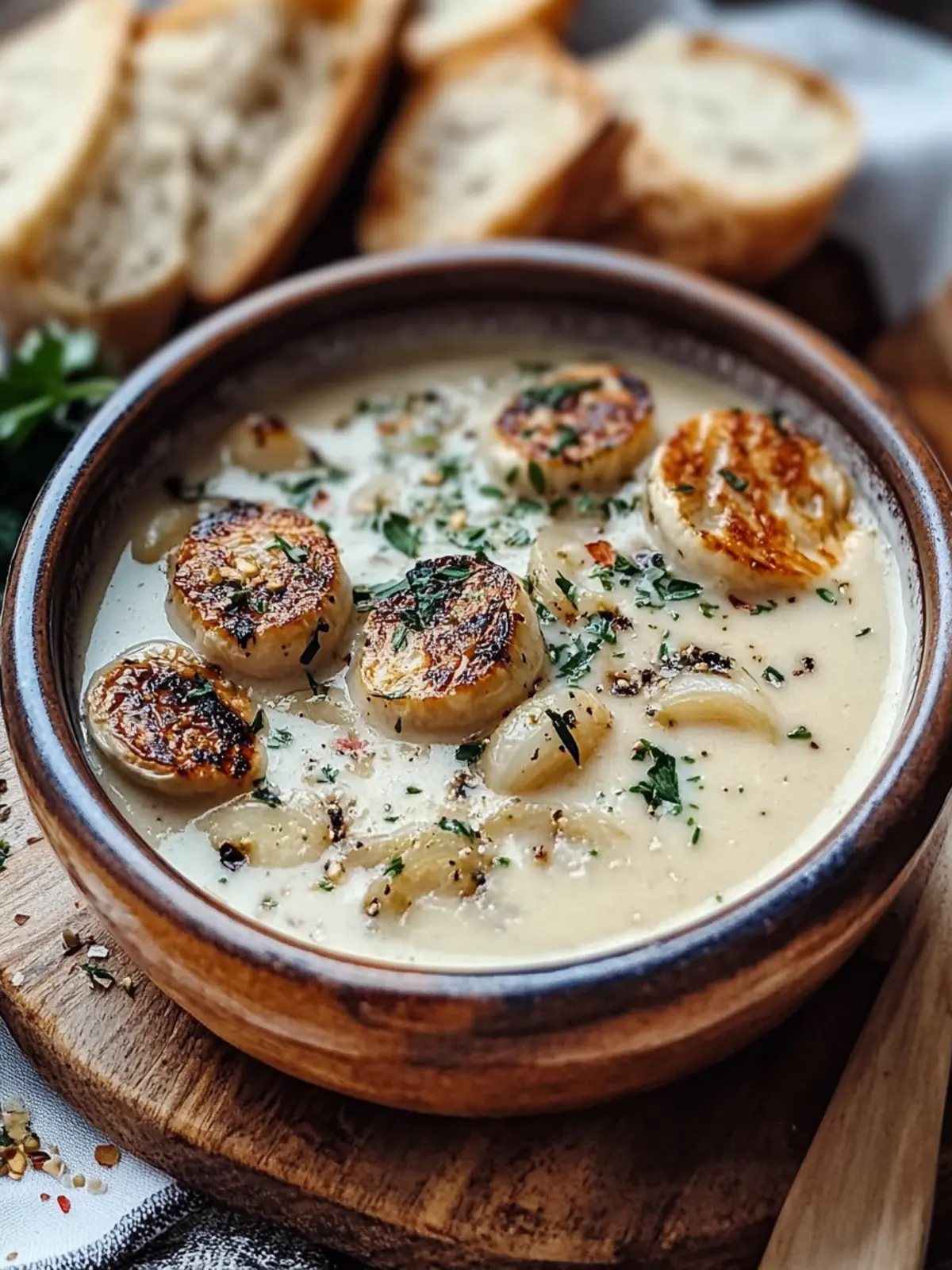 Warm Your Soul with Rustic French Garlic Soup Delight 2 Rustic French Garlic Soup