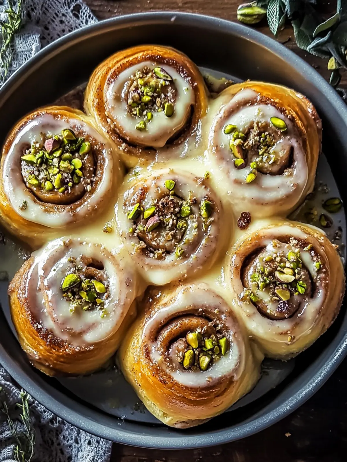 Irresistible Pistachio Cream Cinnamon Rolls for Indulgent Mornings 4 Pistachio Cream Cinnamon Rolls
