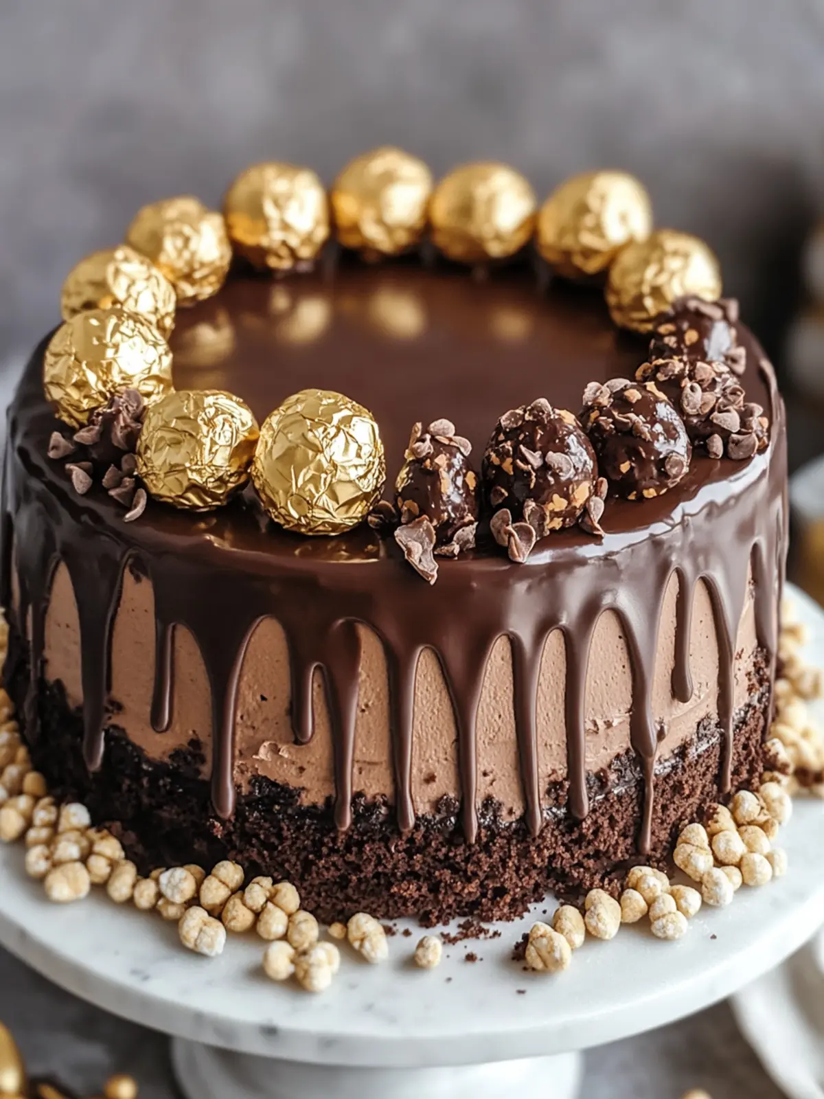 Ferrero Rocher Chocolate Cake That Will Wow Your Guests 5 Ferrero Rocher Chocolate Cake