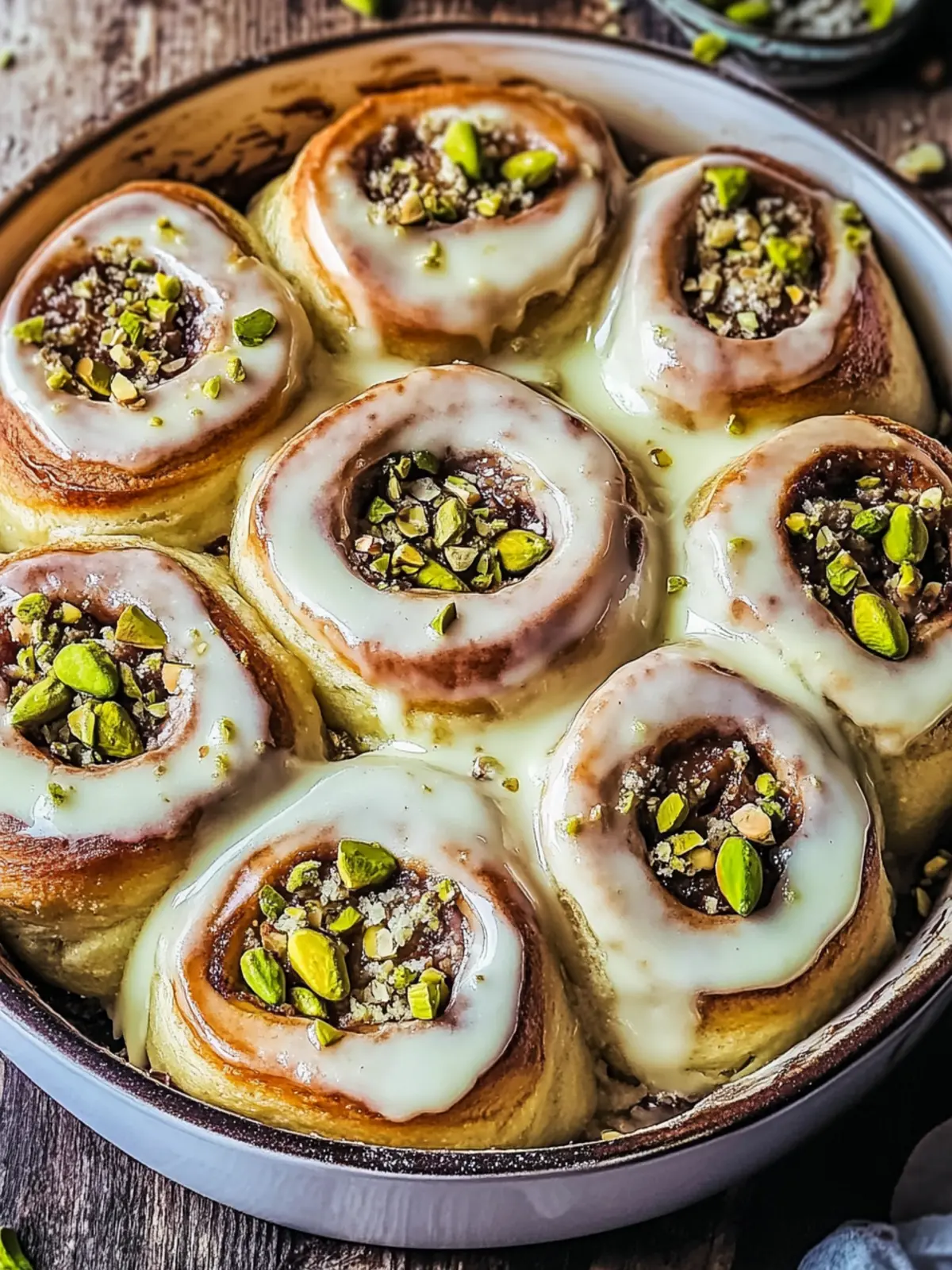 Irresistible Pistachio Cream Cinnamon Rolls for Indulgent Mornings 2 Pistachio Cream Cinnamon Rolls