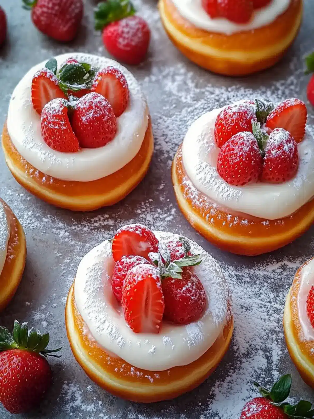 Delicious Strawberry Cream-Filled Doughnuts You Can Make at Home 5 Strawberry Cream-Filled Doughnuts