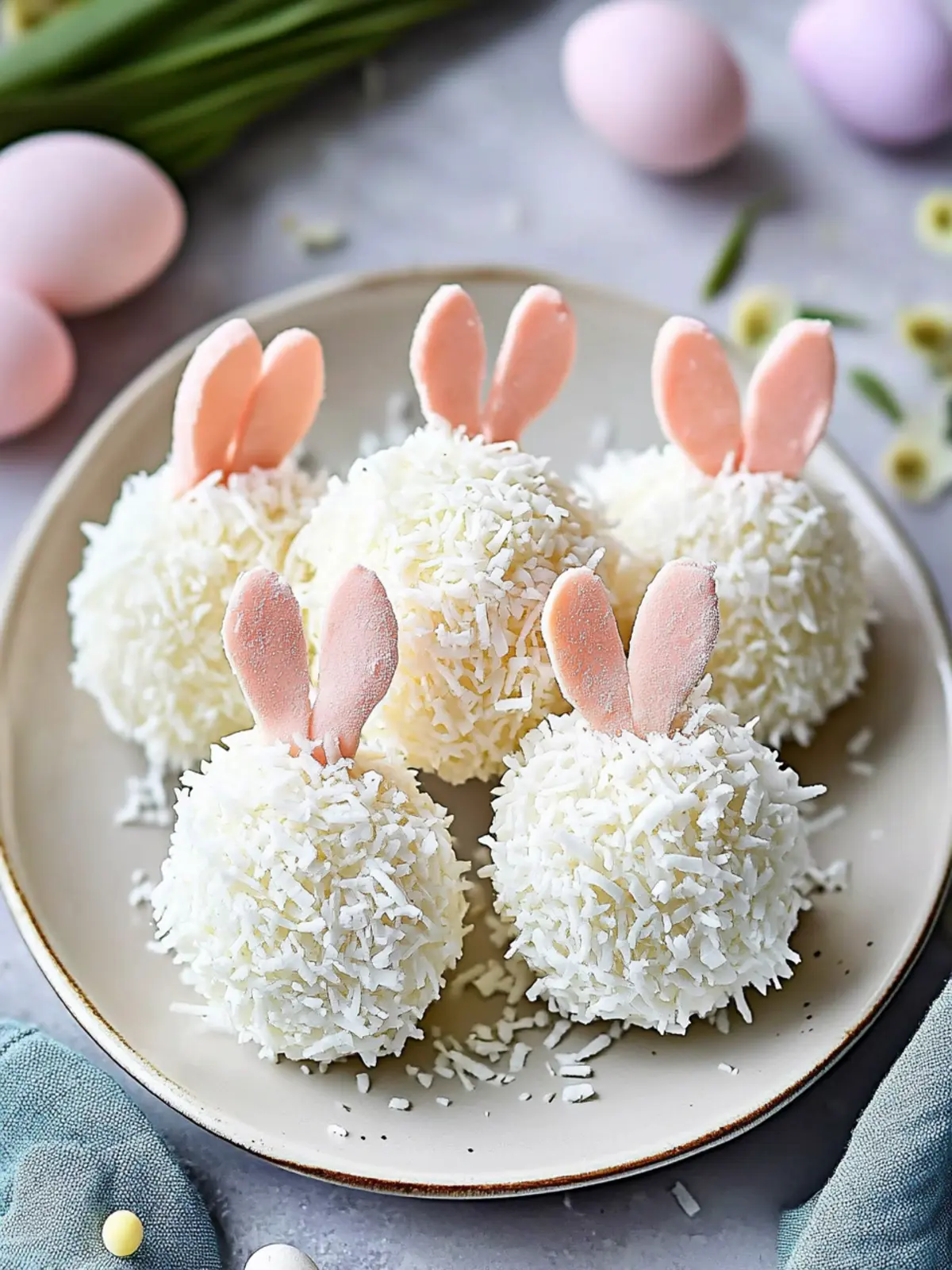 Easter Bunny Coconut Tails: Fun No-Bake Treats for Kids! 5 Easter Bunny Coconut Tails