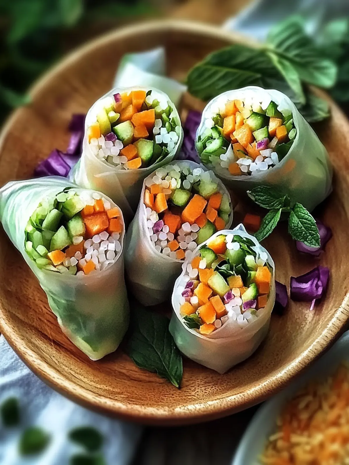 Crispy Veggie Spring Rolls: Quick and Customizable Delight 2 Crispy Veggie Spring Rolls