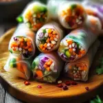 Crispy Veggie Spring Rolls: Quick and Customizable Delight 5 Crispy Veggie Spring Rolls