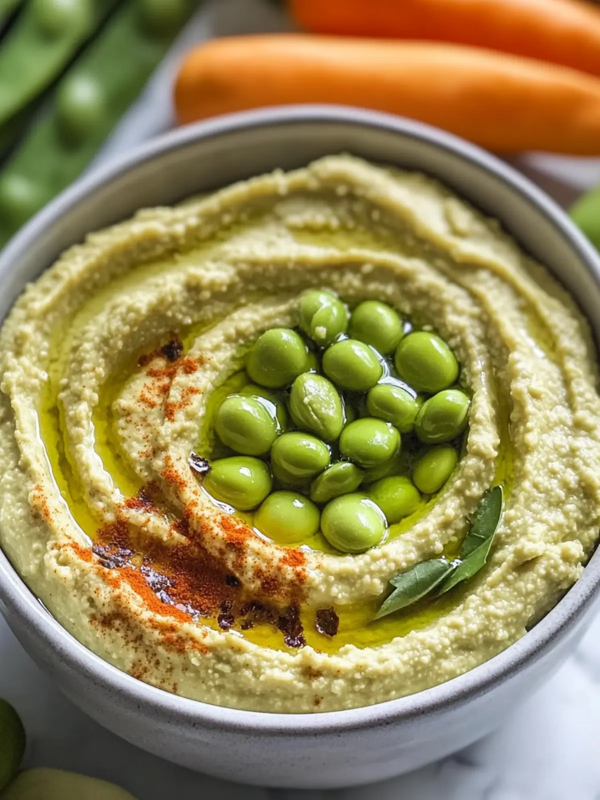 Creamy Edamame Hummus: Quick Vegan Dip for Any Occasion 4 Creamy Edamame Hummus