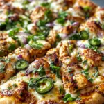 Spicy Chicken and Pickled Jalapeno Pizza for Flavor Lovers 6 Spicy Chicken and Pickled Jalapeno Pizza
