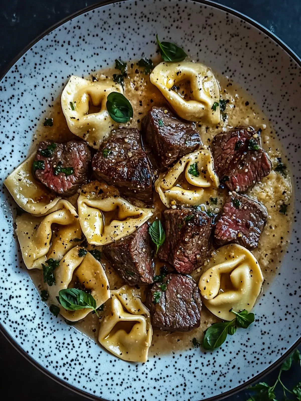 Garlic Steak Tortellini Skillet: 30-Minute Comfort Yum! 4 Garlic Steak Tortellini
