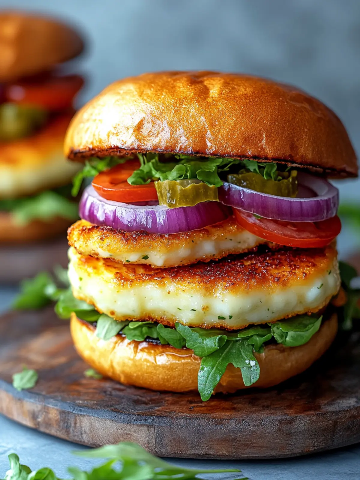 Crispy Halloumi Burger: A Quick & Tasty Vegetarian Treat 5 Crispy Halloumi Burger