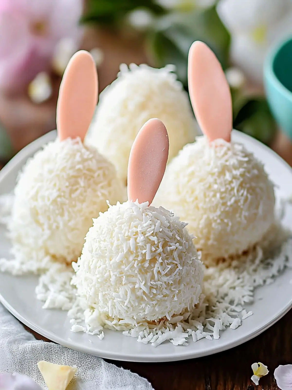 Easter Bunny Coconut Tails: No-Bake Fun for Everyone! 2 Easter Bunny Coconut Tails
