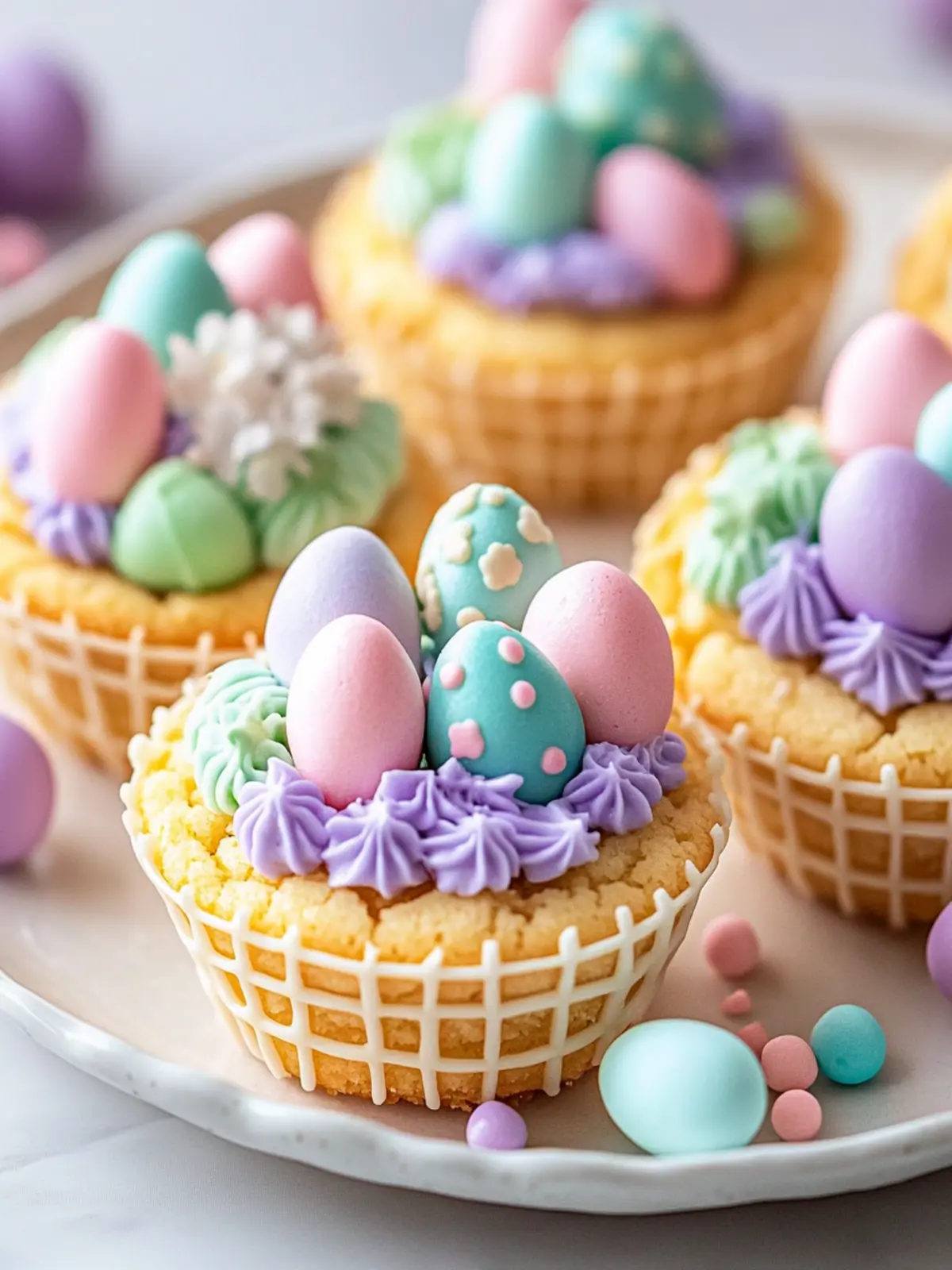 Easter Basket Sugar Cookie Cups – Customize Your Sweet Treats! 5 Easter Basket Sugar Cookie Cups