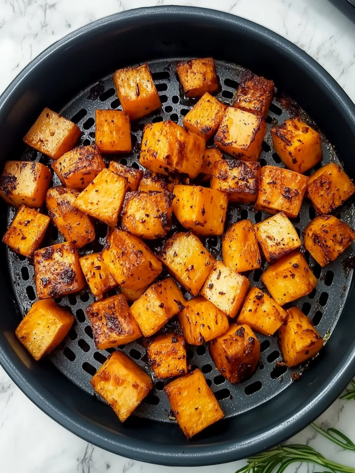 Crispy Air Fryer Sweet Potato Cubes for Your Next Snack Attack 5 Air Fryer Sweet Potato Cubes