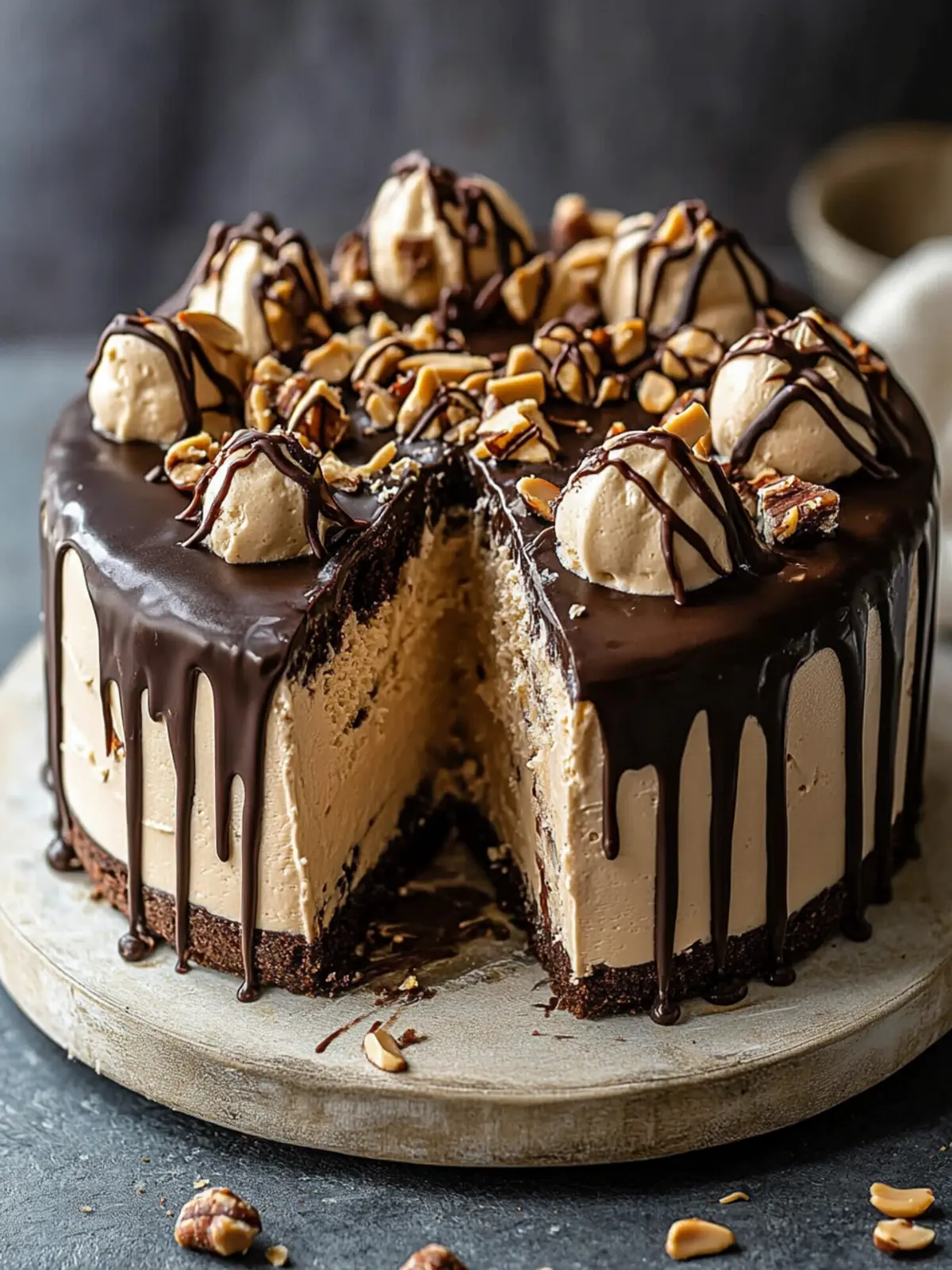 Decadent Chocolate Peanut Butter Ice Cream Cake for Summer Fun 4 Chocolate Peanut Butter Ice Cream Cake