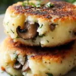 Mouthwatering Mushroom Stuffed Potato Cakes you'll Love! 2 Mushroom Stuffed Potato Cakes