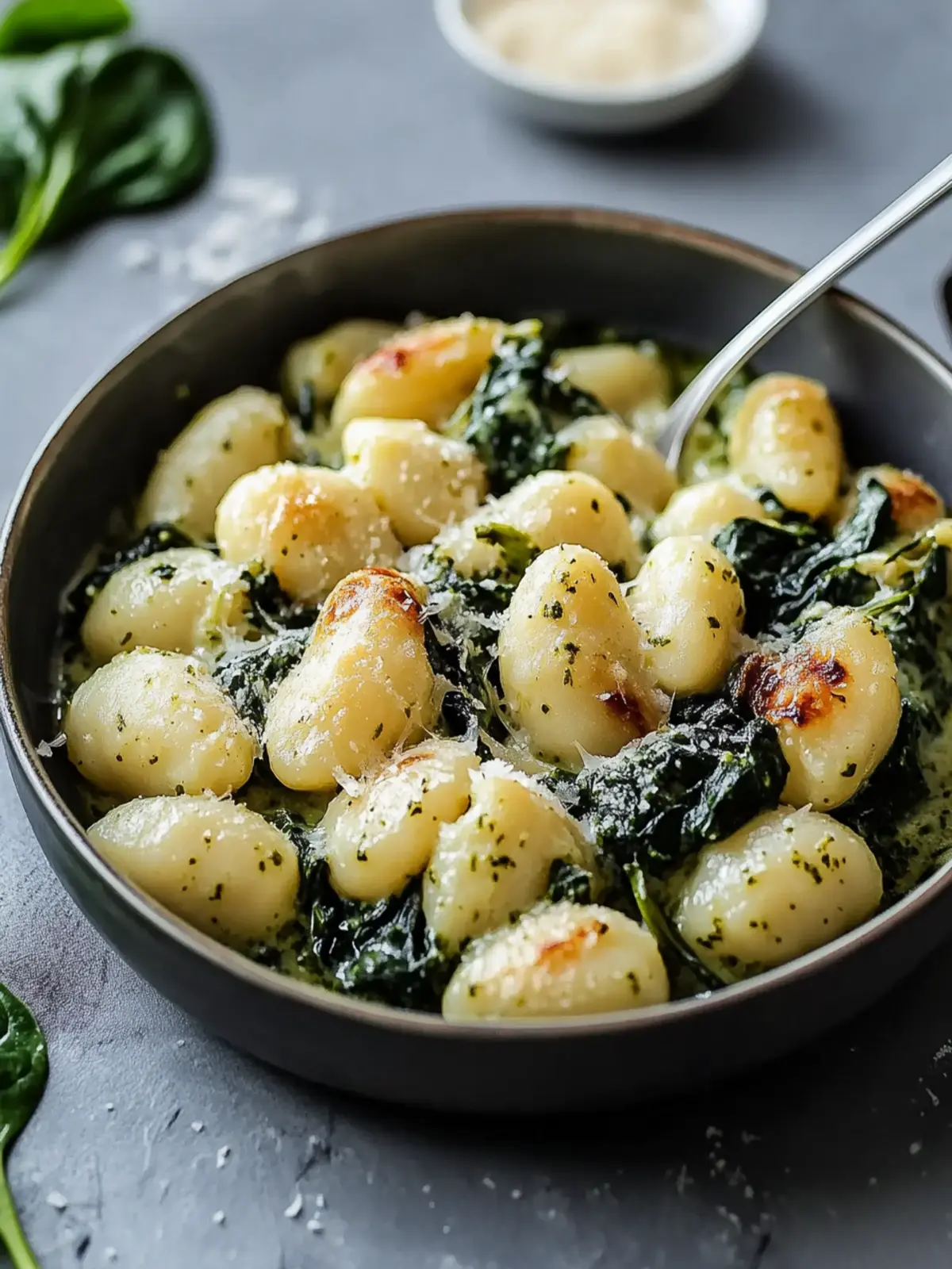 Creamy Pesto Gnocchi with Spinach and Artichokes in 30 Minutes 3 Creamy Pesto Gnocchi with Spinach and Artichokes