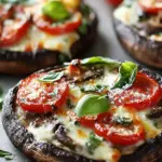 Delicious Low-Carb Portobello Pizzas Ready in 20 Minutes 4 Low-Carb Portobello Pizzas