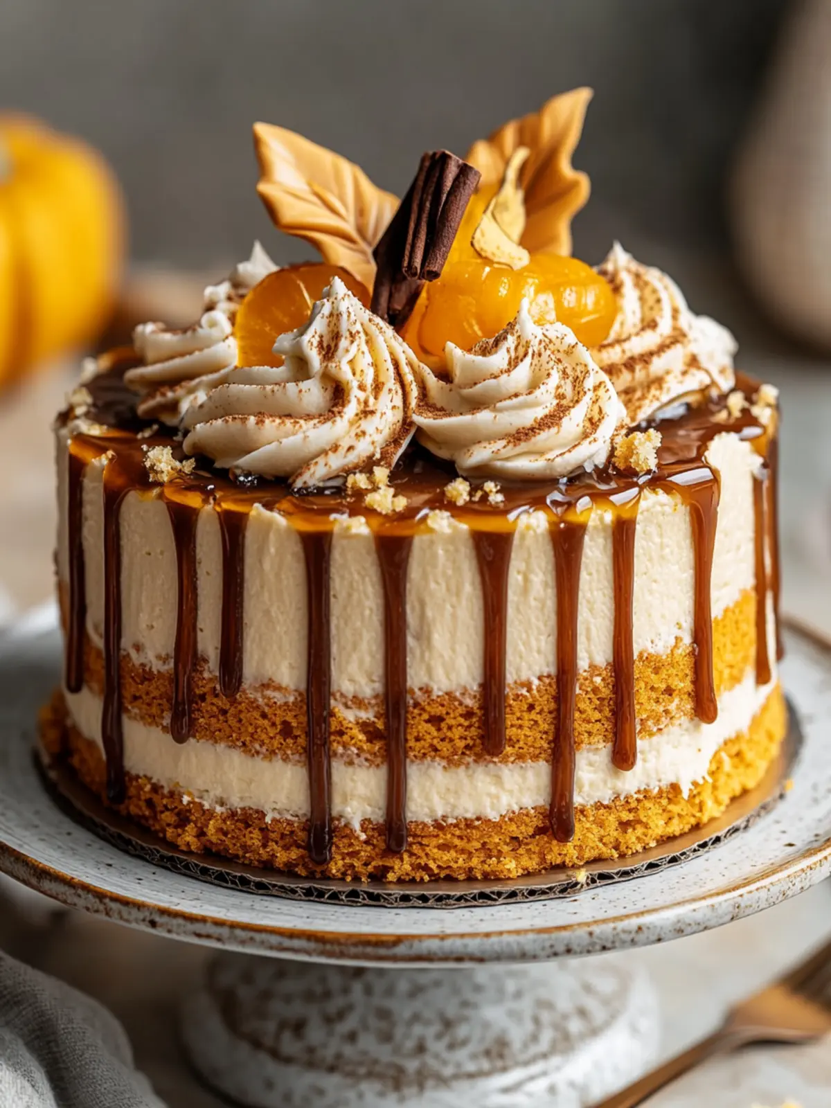 Delicious Pumpkin Quake Cake with Cream Cheese Surprise 2 Pumpkin Quake Cake