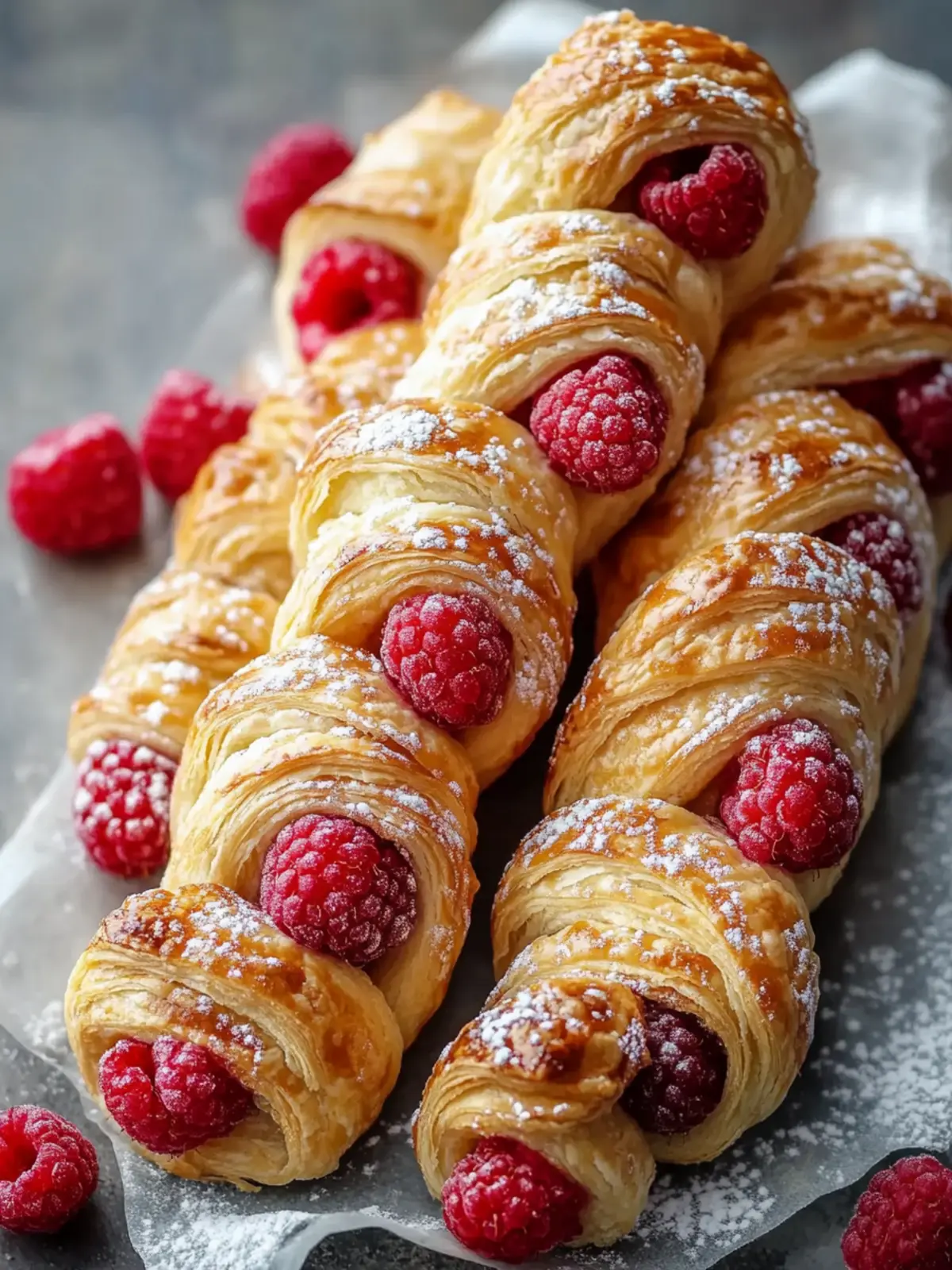 Raspberry Pastry Twists: Easy Flaky Dessert for Any Occasion 2 Raspberry Pastry Twists