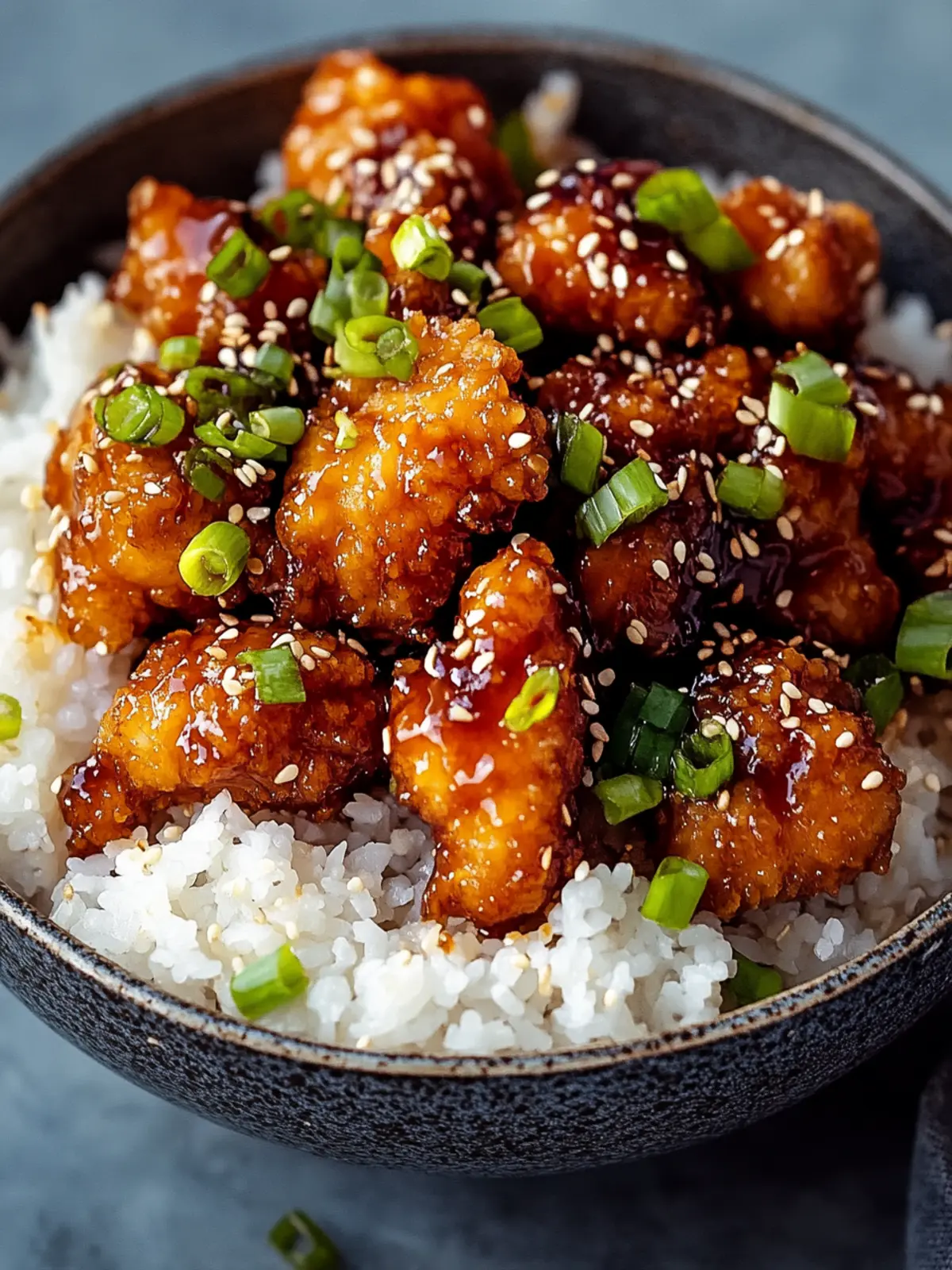 Crispy Sesame Chicken with Sweet & Sticky Sauce Made Easy 5 Crispy Sesame Chicken with Sweet & Sticky Sauce