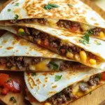 Cheesy Beef Quesadillas Ready in 20 Minutes for Busy Nights 8 Cheesy Beef Quesadillas