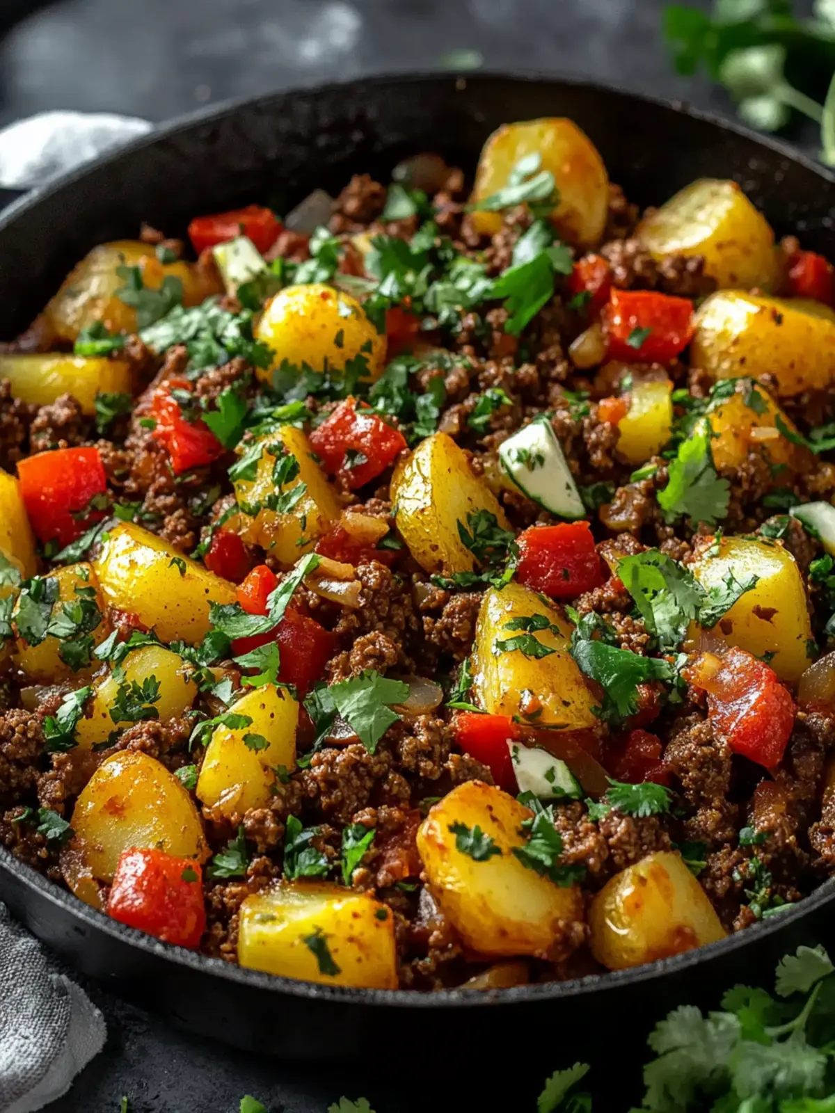 Savor the 30-Minute Mexican Ground Beef and Potato Skillet 5 Mexican Ground Beef and Potato Skillet