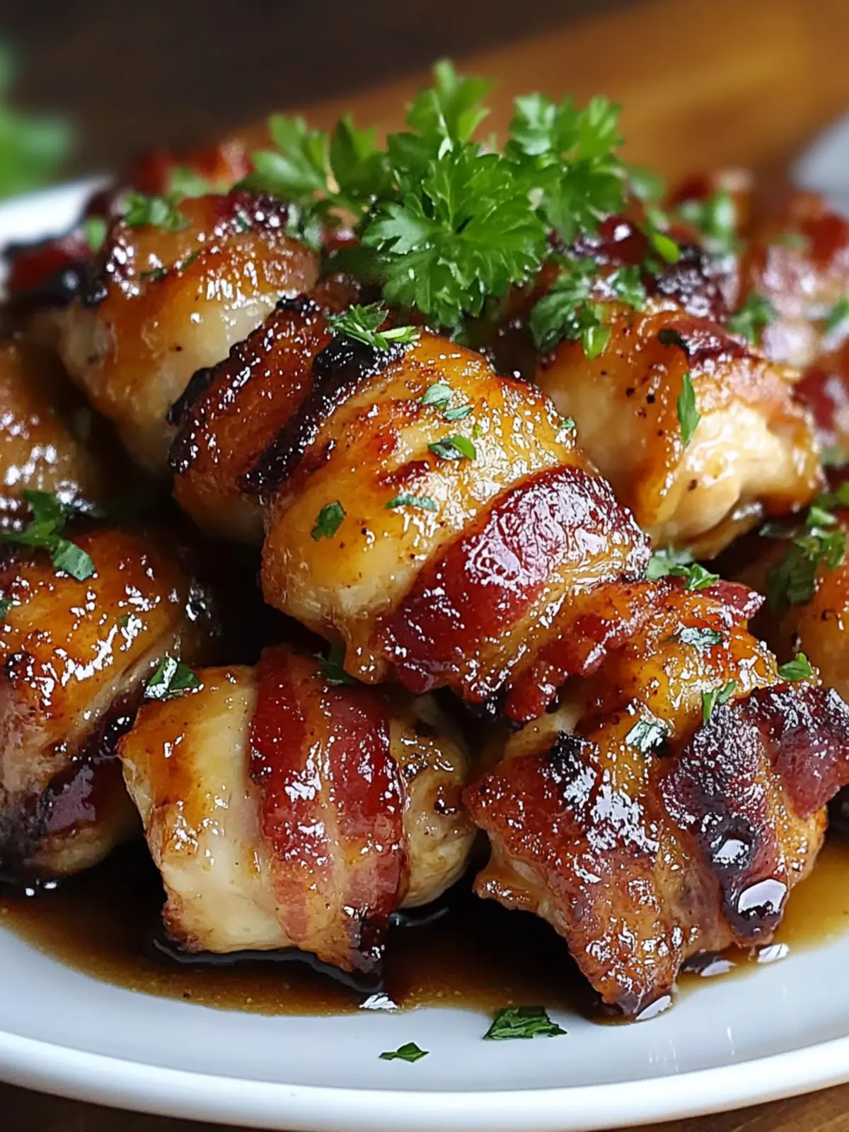 Maple Glazed Bacon Chicken Bites You'll Crave Again and Again 4 Maple Glazed Bacon Chicken Bites