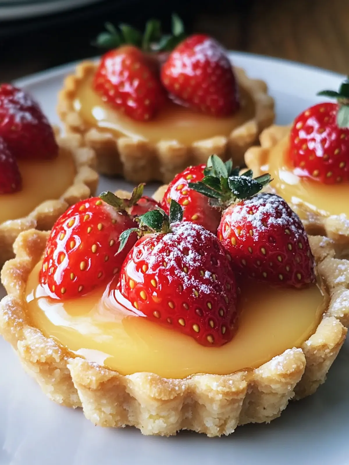 Strawberry Honey Custard Tarts: Your Perfect Spring Dessert 3 Strawberry Honey Custard Tarts